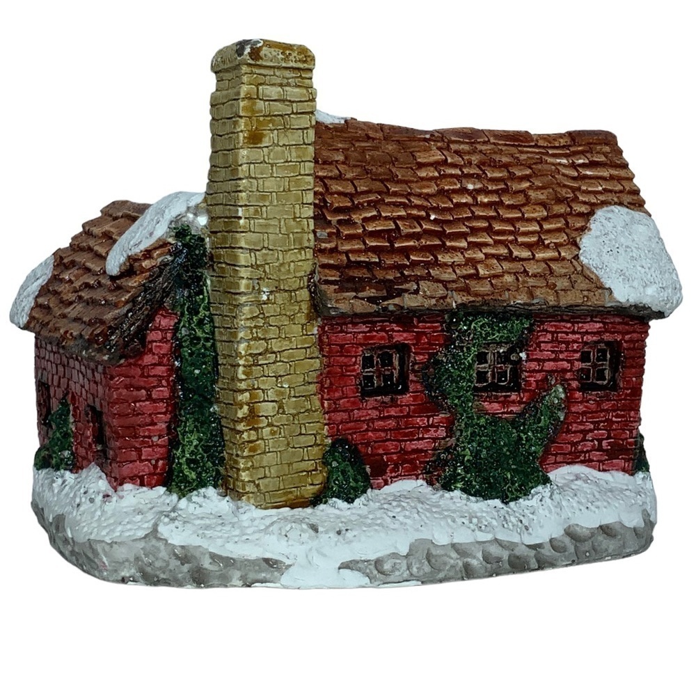 Christmas Village Cottage English Dickens Kincaid Style House Miniature Scale - Picture 4 of 15